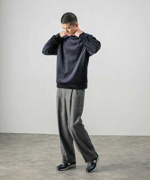 URBAN RESEARCH（アーバンリサーチ）の「ニットコーデュロイクルー