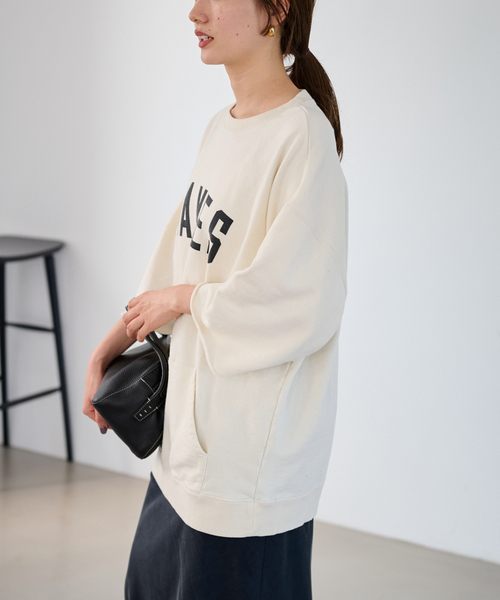 FRAMeWORK（フレームワーク）の「ロゴスエットチュニック