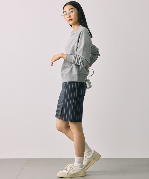 BABYLONE（バビロン）の「ライトスウェットプルオーバー（スウェット・レディース・オフホワイト/グレー・フリー）」の13枚目の写真