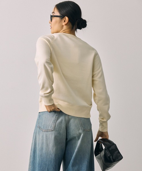 BABYLONE（バビロン）の「ライトスウェットプルオーバー（スウェット・レディース・オフホワイト/グレー・フリー）」の17枚目の写真