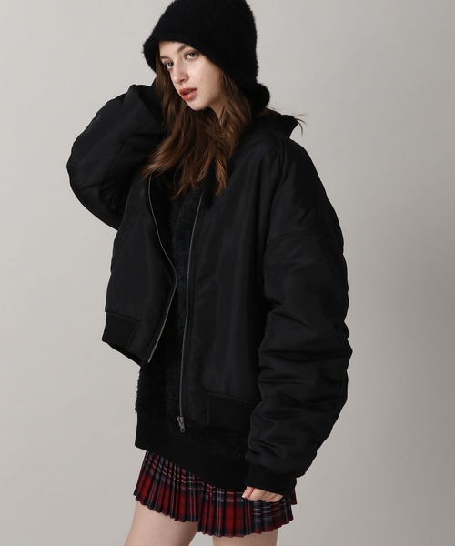 【翌日発送可能】 セール】【2024FW】袖シャーリングMA1（MA-1）｜FOREVER 21 ジャケット・アウター