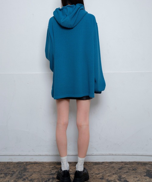 Nora Lily（ノラリリー）の「【Nora Lily】Half-ZIP Hoodie(UNISEX)（パーカー・メンズ・ブラック/ラベンダー/ライトイエロー/ブルー・FREE）」の14枚目の写真