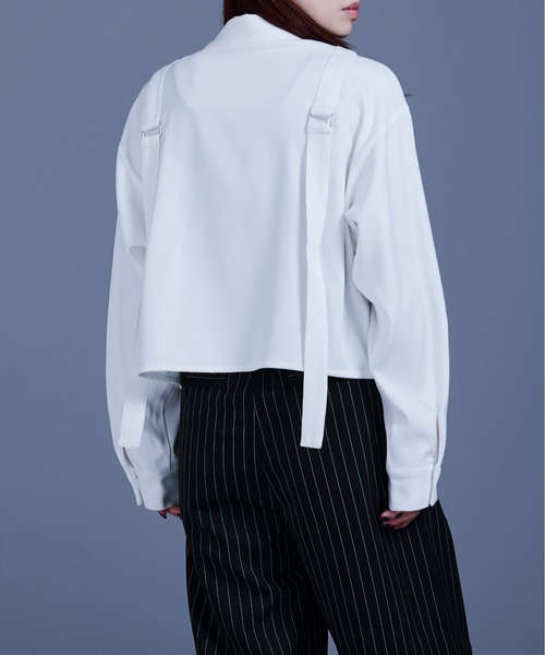 Ellno Loset(エルノロゼット)の「【selleglant × Ellno Loset】 アソートサスキツキシャツ/SETUP対応(シャツ/ブラウス・メンズ・パープル/ブラック/オフホワイト・SMALL/MEDIUM/LARGE)」の13枚目の写真