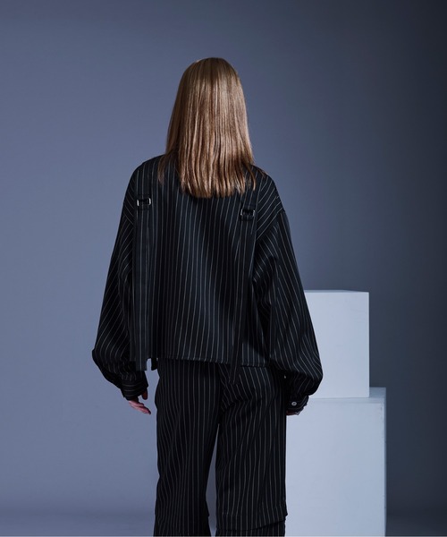 Ellno Loset(エルノロゼット)の「【selleglant × Ellno Loset】 アソートサスキツキシャツ/SETUP対応(シャツ/ブラウス・メンズ・パープル/ブラック/オフホワイト・SMALL/MEDIUM/LARGE)」の19枚目の写真