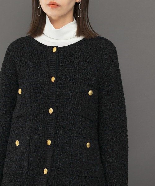 URBAN RESEARCH ROSSO WOMEN（アーバンリサーチ　ロッソ）の「ツイードニュアンスカーディガン（カーディガン/ボレロ・レディース・ブルー系その他/ホワイト系その他・FREE）」の11枚目の写真