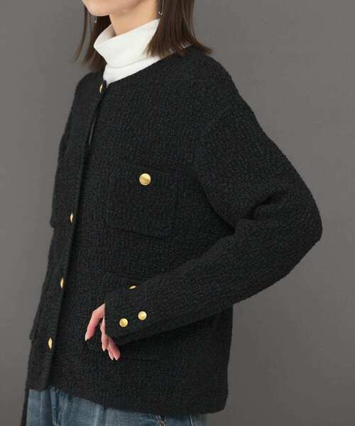 URBAN RESEARCH ROSSO WOMEN（アーバンリサーチ　ロッソ）の「ツイードニュアンスカーディガン（カーディガン/ボレロ・レディース・ブルー系その他/ホワイト系その他・FREE）」の14枚目の写真