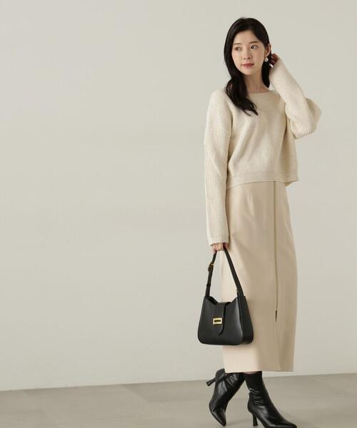 PROPORTIONBODYDRESSING フロントファスナーナロースカート PROPORTIONBODYDRESSING フロントファスナーナロースカート