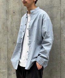 【ZOZO限定】ダンガリーチャイナオーバーサイズシャツ