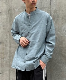 【ZOZO限定】ダンガリーチャイナオーバーサイズシャツ