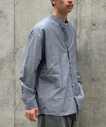 【ZOZO限定】ダンガリーチャイナオーバーサイズシャツ