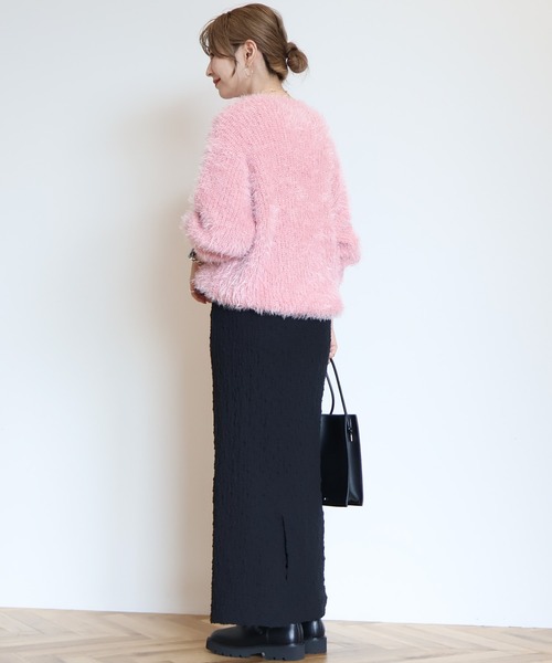 AMERICAN HOLIC(アメリカンホリック)の「フェザーゆるニットプルオーバー(ニット/セーター・レディース・サックスブルー/アイボリー/モカ/ピンク/チャコールグレー・L/M)」の19枚目の写真