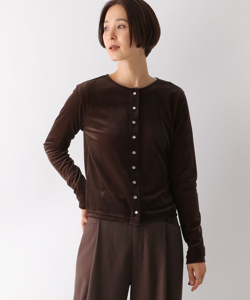 セール】2WAYシアーベロアカーディガン 202404（カーディガン