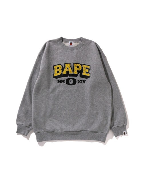 BAPE アベイシングエイプ　スウェット　Lサイズ A BATHING APE（アベイシングエイプ）の「BAPE LEOPARD CREWNECK