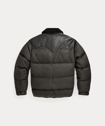 RRL（ダブル アール エル）の「シアリングカラー レザーヨーク