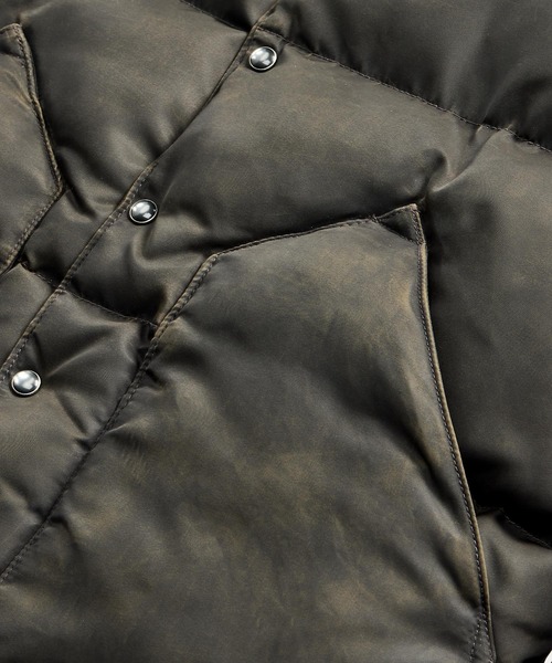 【新品】RRL シアリングカラー レザーヨーク ダウン ジャケットS RRLシアリングカラー レザーヨークジャケット 木村拓哉キムタク