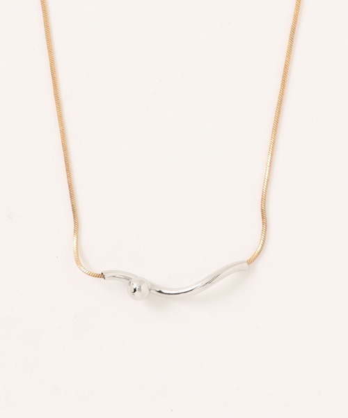 amplis（アンプリス）の「バーモチーフネックレス/noa necklace（ネックレス・レディース・シルバー/ゴールド・FREE）」の10枚目の写真