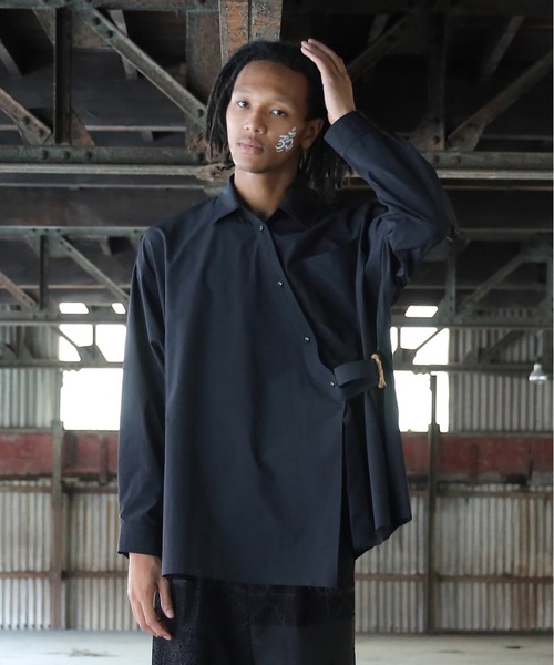 STOF(ストフ)の「37.5 (R) SAMUE Shirt(シャツ/ブラウス・メンズ・ホワイト/ブラック・S/M)」の2枚目の写真