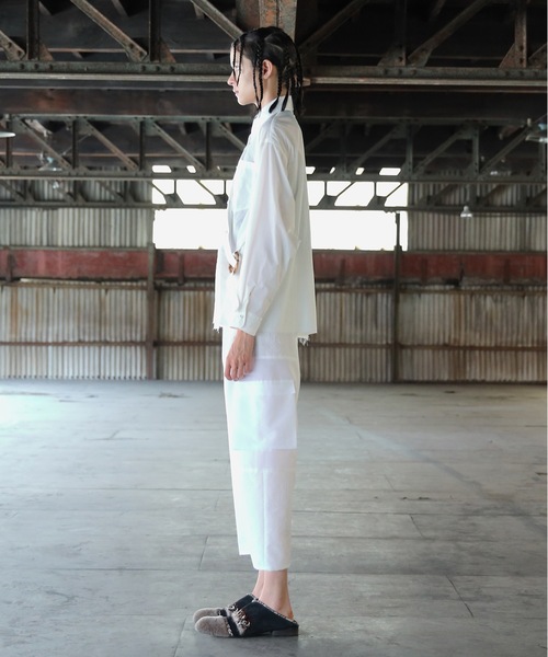 STOF(ストフ)の「37.5 (R) SAMUE Shirt(シャツ/ブラウス・メンズ・ホワイト/ブラック・S/M)」の7枚目の写真