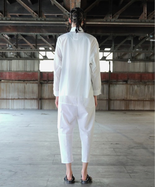 STOF(ストフ)の「37.5 (R) SAMUE Shirt(シャツ/ブラウス・メンズ・ホワイト/ブラック・S/M)」の8枚目の写真