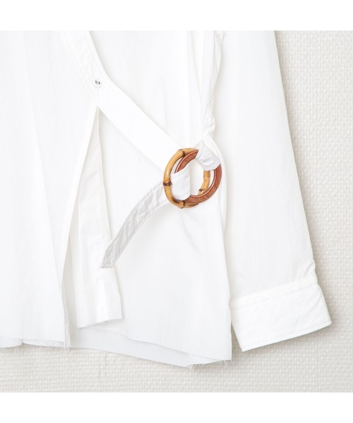 STOF(ストフ)の「37.5 (R) SAMUE Shirt(シャツ/ブラウス・メンズ・ホワイト/ブラック・S/M)」の13枚目の写真