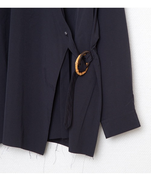 STOF(ストフ)の「37.5 (R) SAMUE Shirt(シャツ/ブラウス・メンズ・ホワイト/ブラック・S/M)」の17枚目の写真