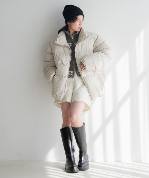 LOWRYS FARM(ローリーズファーム)の「キルティングショートパンツ 125548(その他パンツ・レディース・アイボリー/ブラック・FREE)」の7枚目の写真