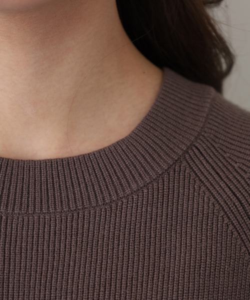 A.N.L(エーエヌエル レーベル)の「A.N.L プリーツ切替ニットワンピース(ワンピース・レディース・グレイッシュベージュ/ブラック/チャコールグレー/レンガ/グリーン/ネイビー・38)」の22枚目の写真