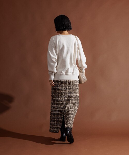 FREAK'S STORE(フリークスストア)の「Mixta × FREAK'S STORE/ミクスタ 別注 dog eat dag/プリントスウェット(スウェット・レディース・グレー/キャメル・フリ-)」の5枚目の写真