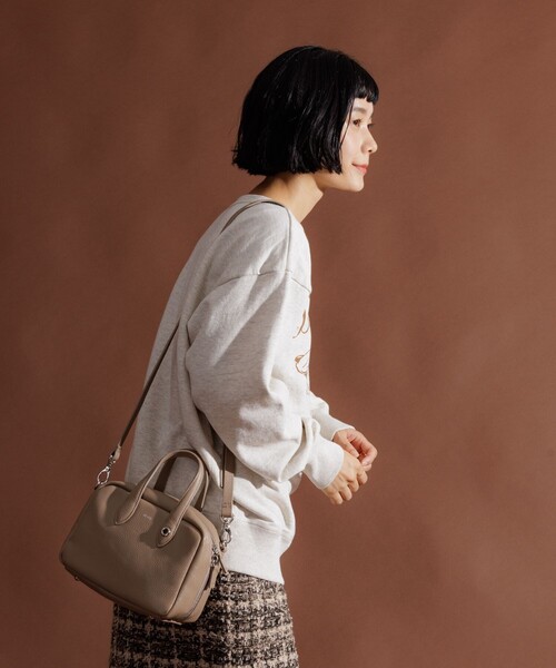 FREAK'S STORE(フリークスストア)の「Mixta × FREAK'S STORE/ミクスタ 別注 dog eat dag/プリントスウェット(スウェット・レディース・グレー/キャメル・フリ-)」の7枚目の写真