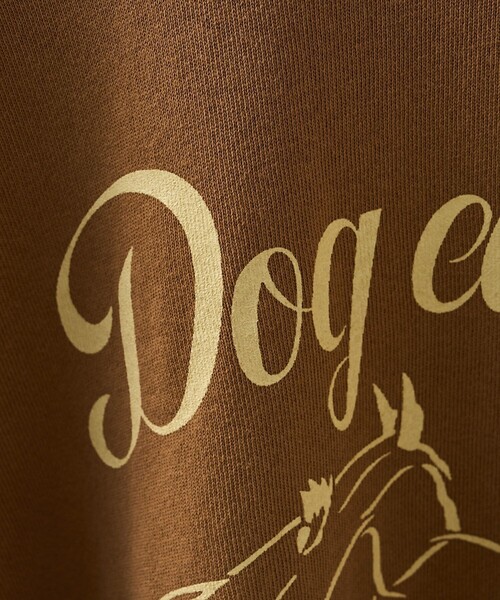 FREAK'S STORE(フリークスストア)の「Mixta × FREAK'S STORE/ミクスタ 別注 dog eat dag/プリントスウェット(スウェット・レディース・グレー/キャメル・フリ-)」の16枚目の写真
