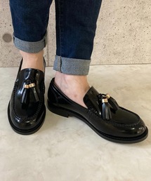 【美品】ジェフリーキャンベル エナメル スタッズ タッセル ローファー 革靴 ジェフリーキャンベル エナメル スタッズ タッセル ローファー