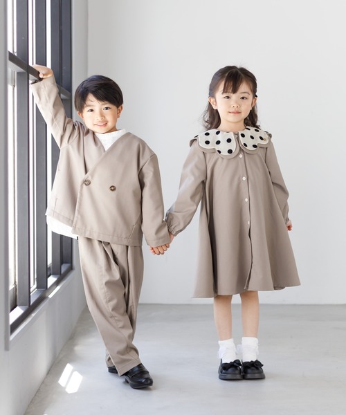 MAKE YOUR DAY(メイクユアデイ)の「フォーマルパンツ(スーツパンツ・キッズ・ベージュ/ブラック・100/110/120/130/140)」の11枚目の写真