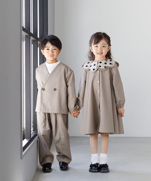 MAKE YOUR DAY(メイクユアデイ)の「フォーマルパンツ(スーツパンツ・キッズ・ベージュ/ブラック・100/110/120/130/140)」の12枚目の写真