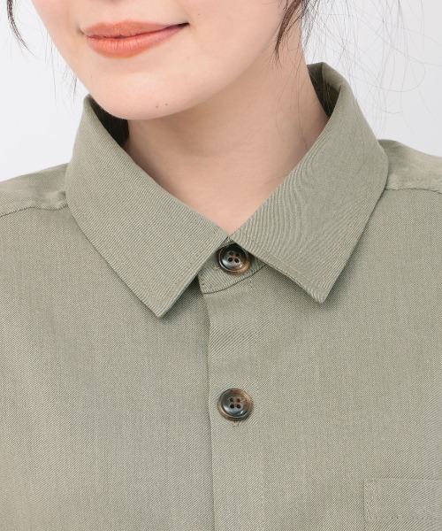 チチカカ（チチカカ）の「ファブリックプリントドッキングワンピース（ワンピース・レディース・ブラック/カーキ/ライトベージュ・FREE）」の17枚目の写真