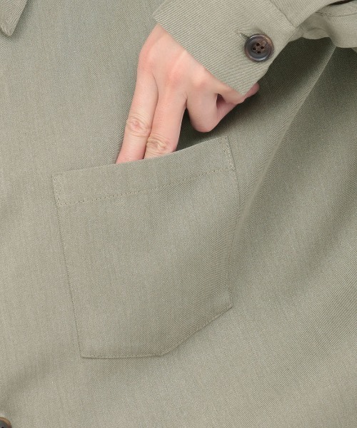 チチカカ（チチカカ）の「ファブリックプリントドッキングワンピース（ワンピース・レディース・ブラック/カーキ/ライトベージュ・FREE）」の18枚目の写真