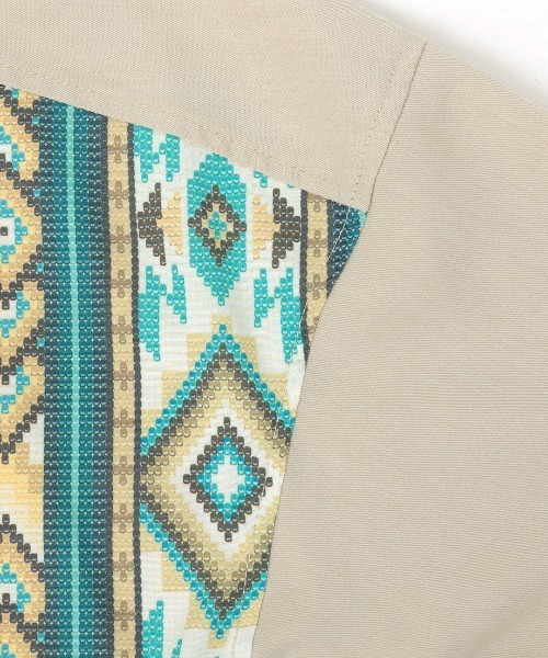 チチカカ（チチカカ）の「ファブリックプリントドッキングワンピース（ワンピース・レディース・ブラック/カーキ/ライトベージュ・FREE）」の22枚目の写真