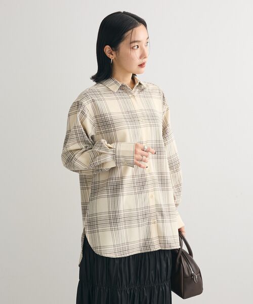 セール】ネルチェックシャツ（シャツ/ブラウス）｜Green Parks