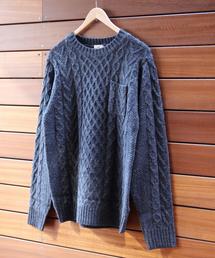 coen | アランケーブルニットプルオーバー(ニット/セーター)