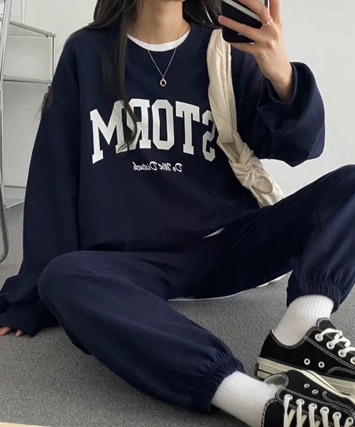 セール】【2点SET】STORM セットアップ トレーナー＆パンツ