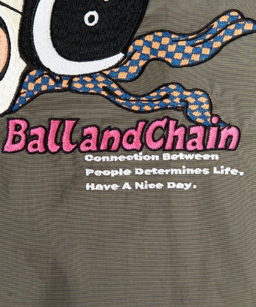 Ball&Chain（ボールアンドチェーン）の「[BALL&CHAIN/ボールアンドチェーン] H.TIGER 刺繍デザインナイロントートバッグ（トートバッグ・レディース・チャコールグレー/ベージュ・M）」の10枚目の写真