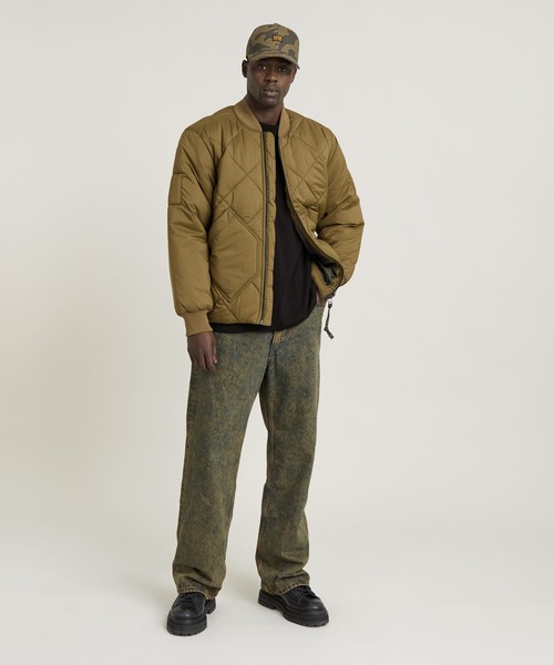 G-STAR（ジースター）の「SLEEVE PATCH T-SHIRT/オーバーサイズスリーブパッチブランドロゴロングスリーブT（Tシャツ/カットソー・メンズ・ダークブラック/ホワイト・SMALL/MEDIUM/LARGE）」の3枚目の写真