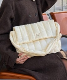 INTER FACTORY（インターファクトリー）の「吉田南歩 - "Teto" キルティングロゴ刺繍バッグ made in INTERFACTORY（ショルダーバッグ）」