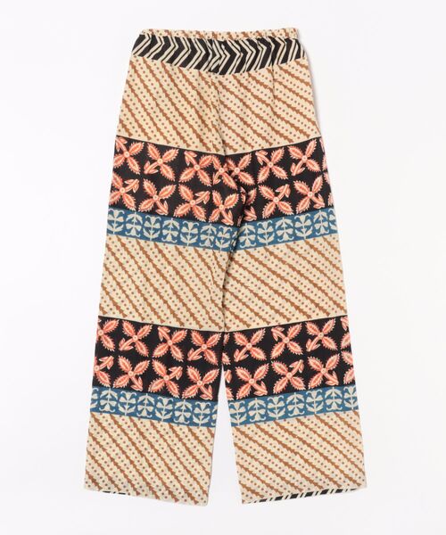 sara mallika（サラ マリカ）の「MURAL PRINT RELAX PANTS（その他パンツ・レディース・グリーン/ブラック・S）」の9枚目の写真