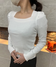 M2SUQARED（エムツースクエア）の「【M2SUQARED/エムツースクエア】パフスリーブニット（ニット/セーター）」