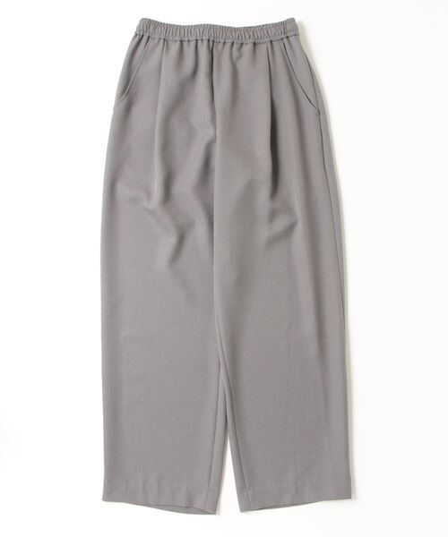 Gabardine K.T（ギャバジンケーティー）の「【セットアップ対応】パウダーツイルストレッチ 控えめワイドな微ワイドパンツ（その他パンツ・レディース・ブラック/ネイビー/チャコール/グレー・9号/7号/11号）」の2枚目の写真