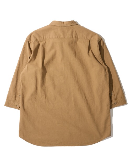 TETE HOMME（テットオム）の「【WEB限定】パナマ織り7分袖カプリシャツ / スキッパーシャツ（シャツ/ブラウス・メンズ・ベージュ/ピンク/ブラック/ホワイト系1/ネイビー系1/ホワイト/ネイビー/ミント・LARGE/X-LARGE/MEDIUM）」の16枚目の写真