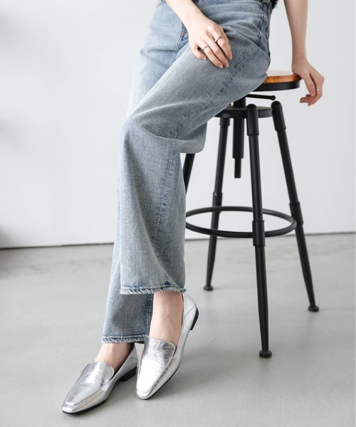 AMELY（エミリー）の「ローファーパンプス（パンプス・レディース・ベージュ/アイボリー/ブラック/ブラウン/シルバー/ゴールド・37/38/36/35/39）」の8枚目の写真