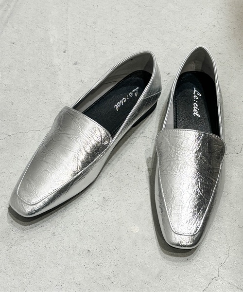 AMELY（エミリー）の「ローファーパンプス（パンプス・レディース・ベージュ/アイボリー/ブラック/ブラウン/シルバー/ゴールド・37/38/36/35/39）」の13枚目の写真