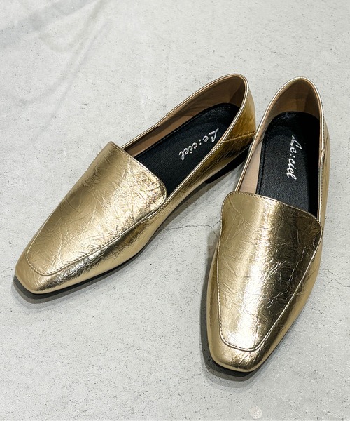 AMELY（エミリー）の「ローファーパンプス（パンプス・レディース・ベージュ/アイボリー/ブラック/ブラウン/シルバー/ゴールド・37/38/36/35/39）」の14枚目の写真