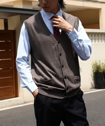 Cloudstyle（クラウドスタイル）の「【Cloudstyle】BIZニット ニットジレ（ベスト）」